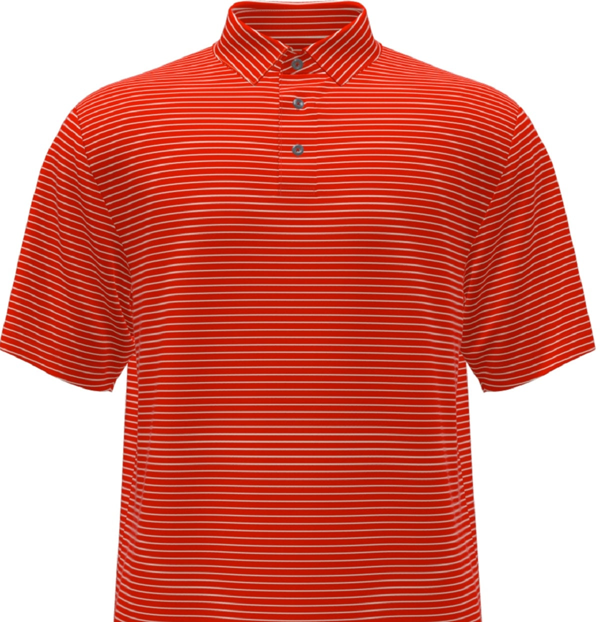 PGA Tour Men's Feeder Stripe Performance Golf Polo Shirt Red Size X-Large