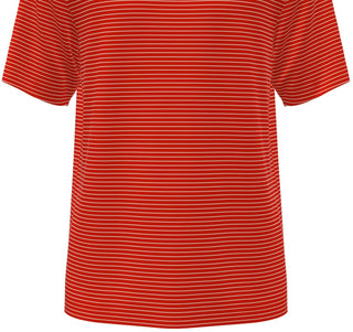 PGA Tour Men's Feeder Stripe Performance Golf Polo Shirt Red Size XX-Large