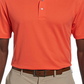 PGA TOUR Men's Short Sleeve Polo Shirt Orange Size XL