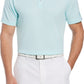PGA Tour Men's Edge Collar Polo Shirt Blue Size X-Large