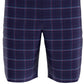 PGA Tour Men's Roadmap Print Plaid Shorts Blue Size 40
