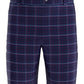 PGA Tour Men's Roadmap Print Plaid Shorts Blue Size 40