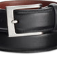 Perry Ellis Men's Leather Belt Black Size 30