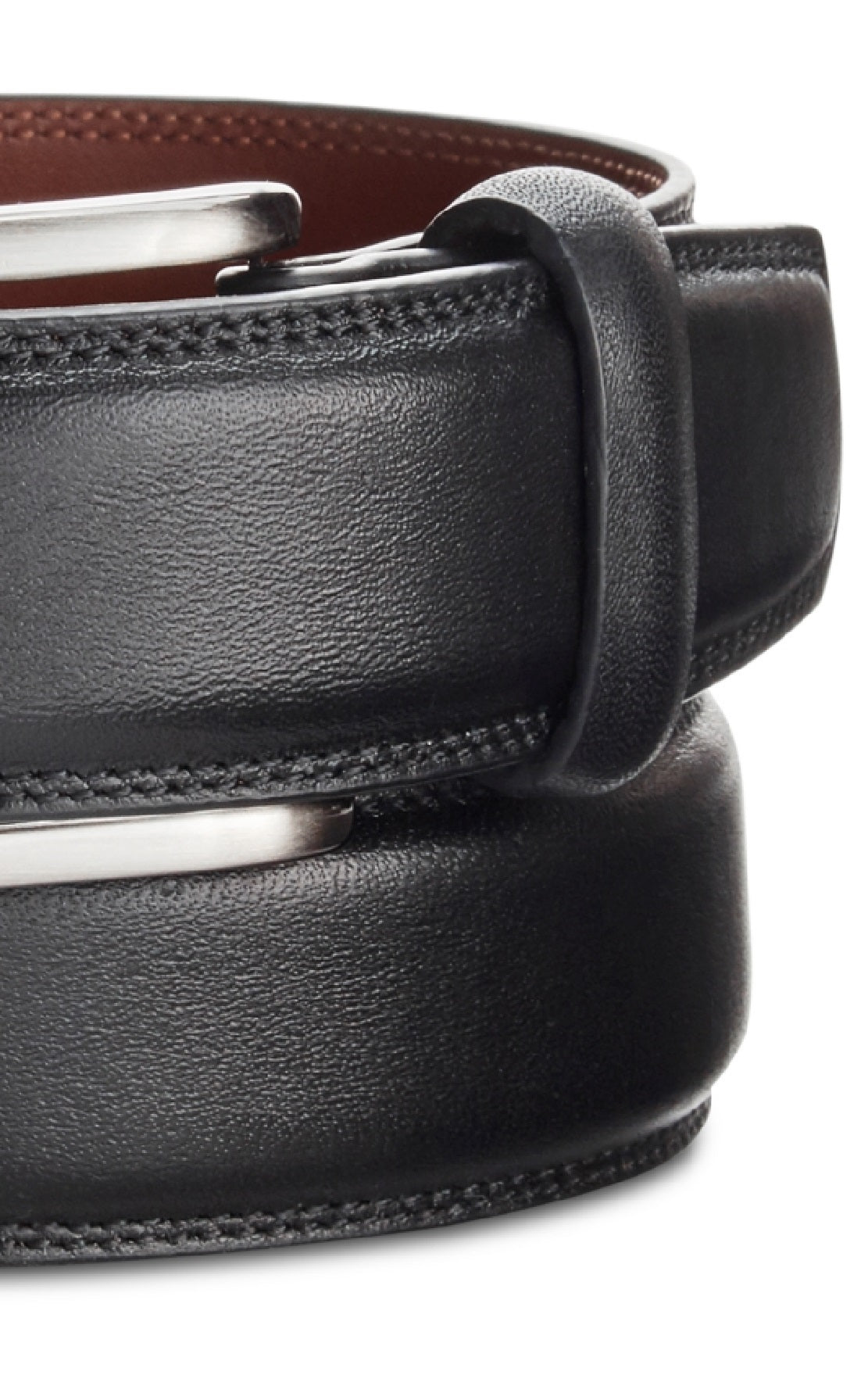 Perry Ellis Men's Leather Belt Black Size 30