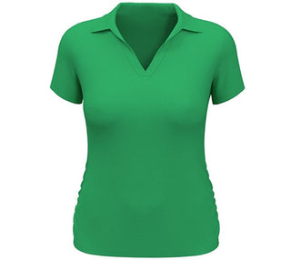 PGA Tour Women's Airflux Short Sleeved Golf Polo Shirt Green Size X-Small