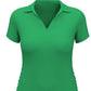 PGA Tour Women's Airflux Short Sleeved Golf Polo Shirt Green Size X-Small