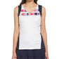 Grand Slam Women's Engineered Down The Line Tank Top White Size X-Large