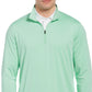 PGA Tour Men's Sun Shade Stretch Quarter Zip Golf Striped Pullover Green Size Medium