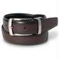 Perry Ellis Men's Leather Reversible Dress Belt Brown Size 32