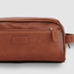 Penguin Men's Toiletry Bag Travel Kit Brown Size Regular