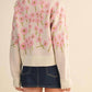 &Merci - Southern Grace Floral Knit Sweater Cardigan