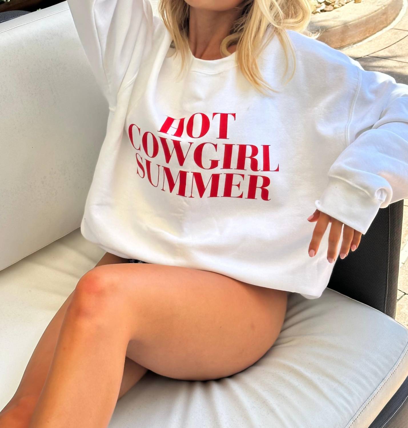 By Claude - Hot Cowgirl Summer Sweatshirt
