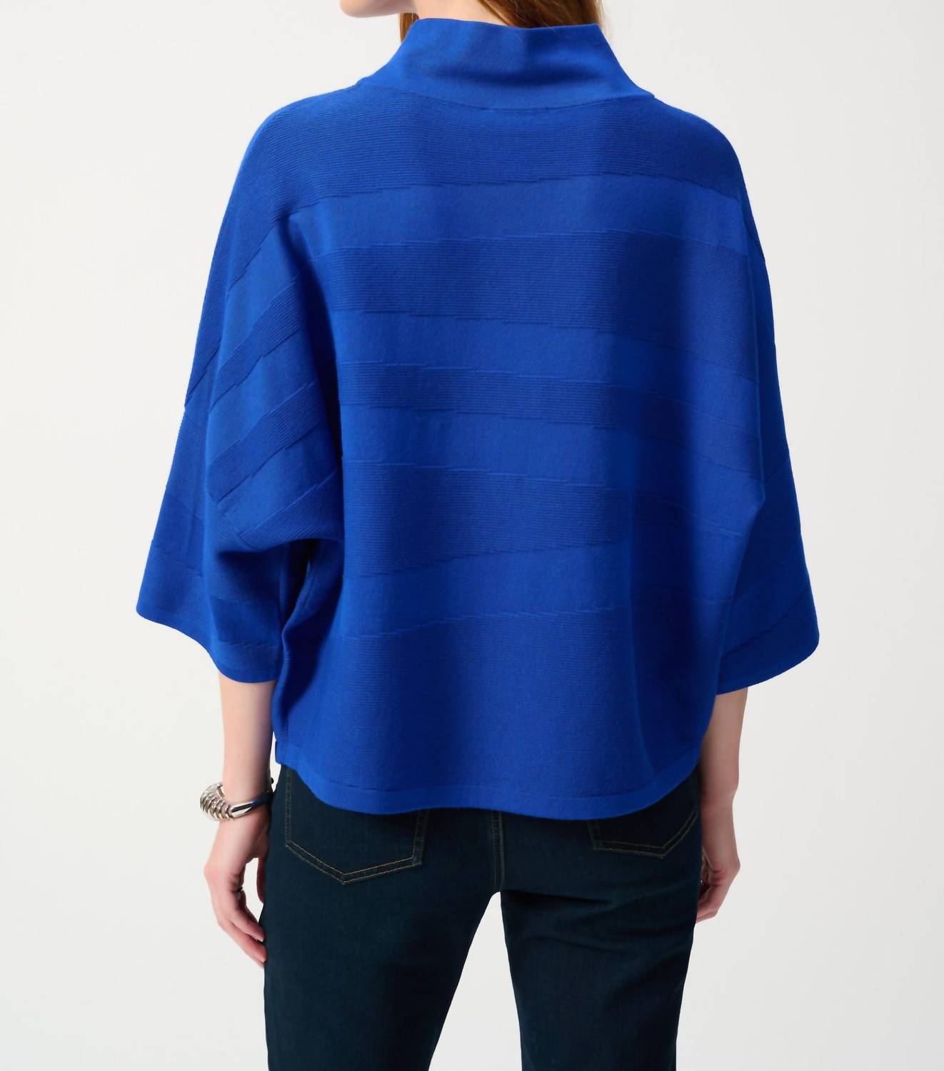 Joseph Ribkoff - Mock Neck Three Quarter Sleeve Sweater