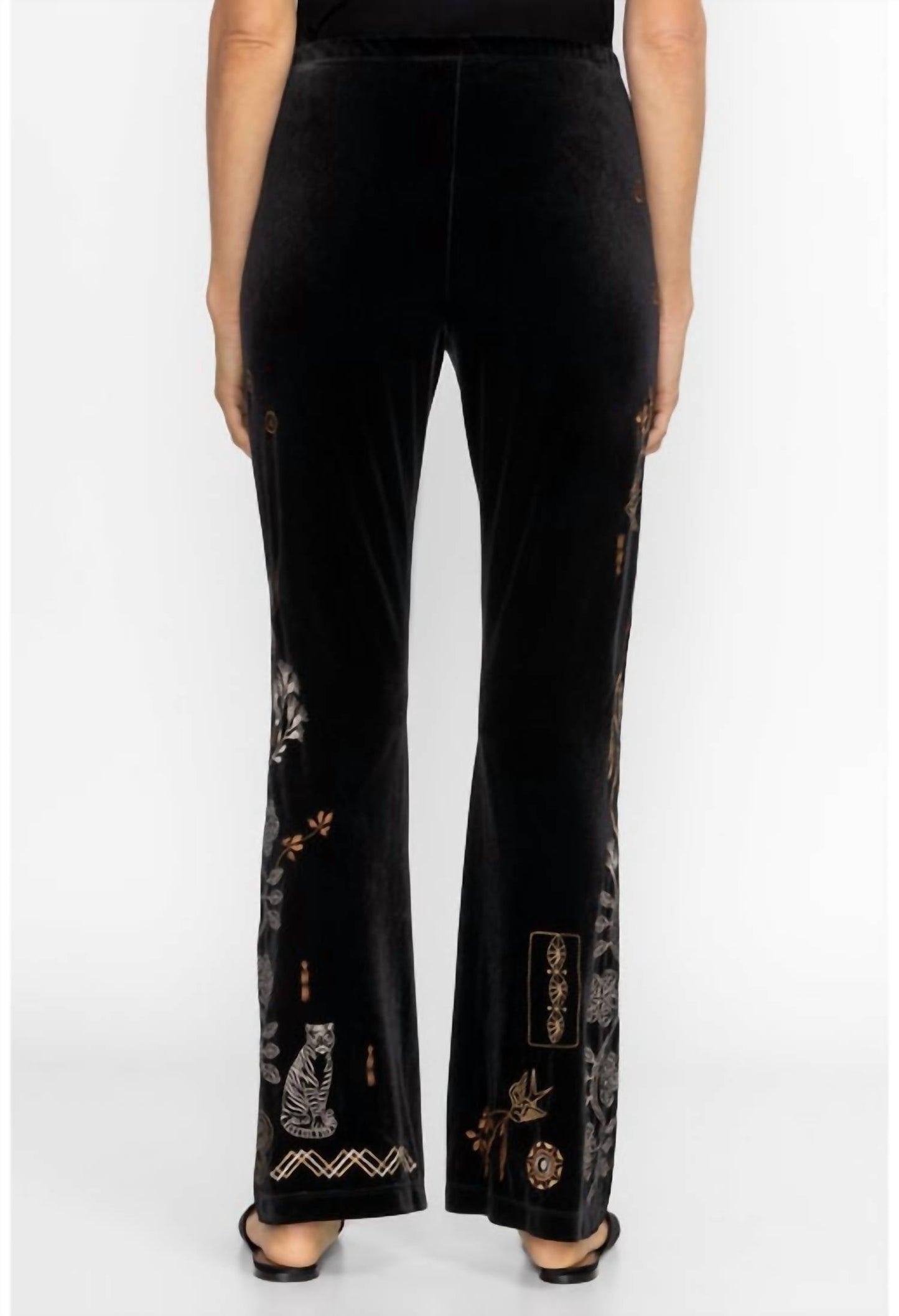 Johnny Was - STRETCH VELVET BABY BOOT LEGGING