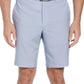 PGA Tour Men's Moisture Wicking Stretch Texture Print Golf Shorts Gray Size 42