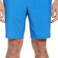 PGA Tour Men's Moisture Wicking Stretch Texture Print Golf Shorts Blue Size 40