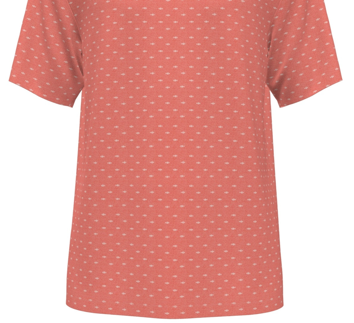 PGA Tour Men's Conversational Print Golf Polo Red Size X-Large