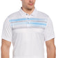 PGA Tour Men's Blocked Stripe Golf Polo White Size Small