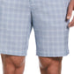 PGA Tour Men's Plaid Print Golf Shorts Gray Size 32