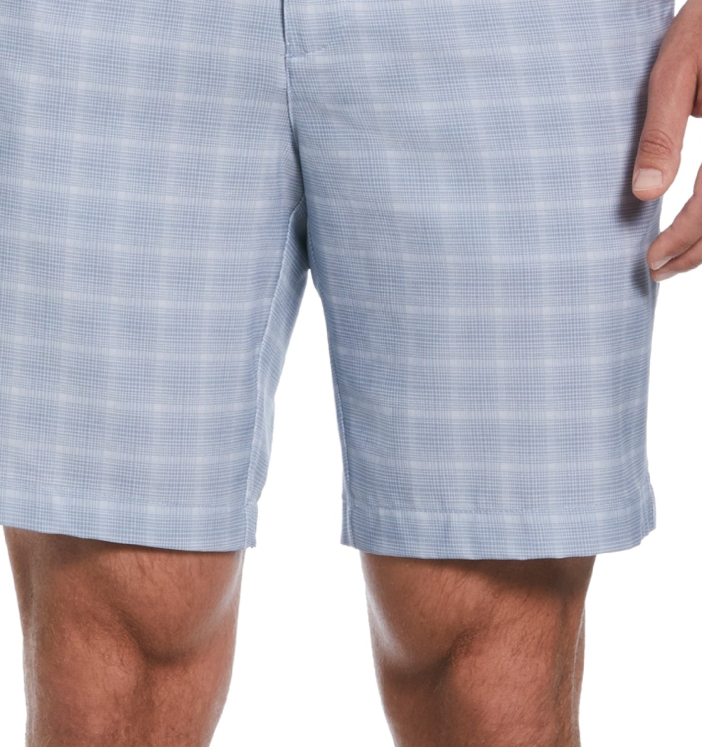 PGA Tour Men's Plaid Print Golf Shorts Gray Size 32