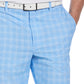 PGA Tour Men's Plaid Print Golf Shorts Blue Size 42