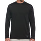 PGA Tour Men's Mixed Media Sun Protection Golf Shirt Black Size Small