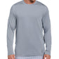 PGA Tour Men's Mixed Media Sun Protection Golf Shirt Gray Size Large