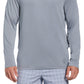PGA Tour Men's Mixed Media Sun Protection Golf Shirt Gray Size XX-Large