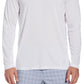 PGA Tour Men's Mixed Media Sun Protection Golf Shirt White Size Medium