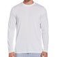 PGA Tour Men's Mixed Media Sun Protection Golf Shirt White Size Medium