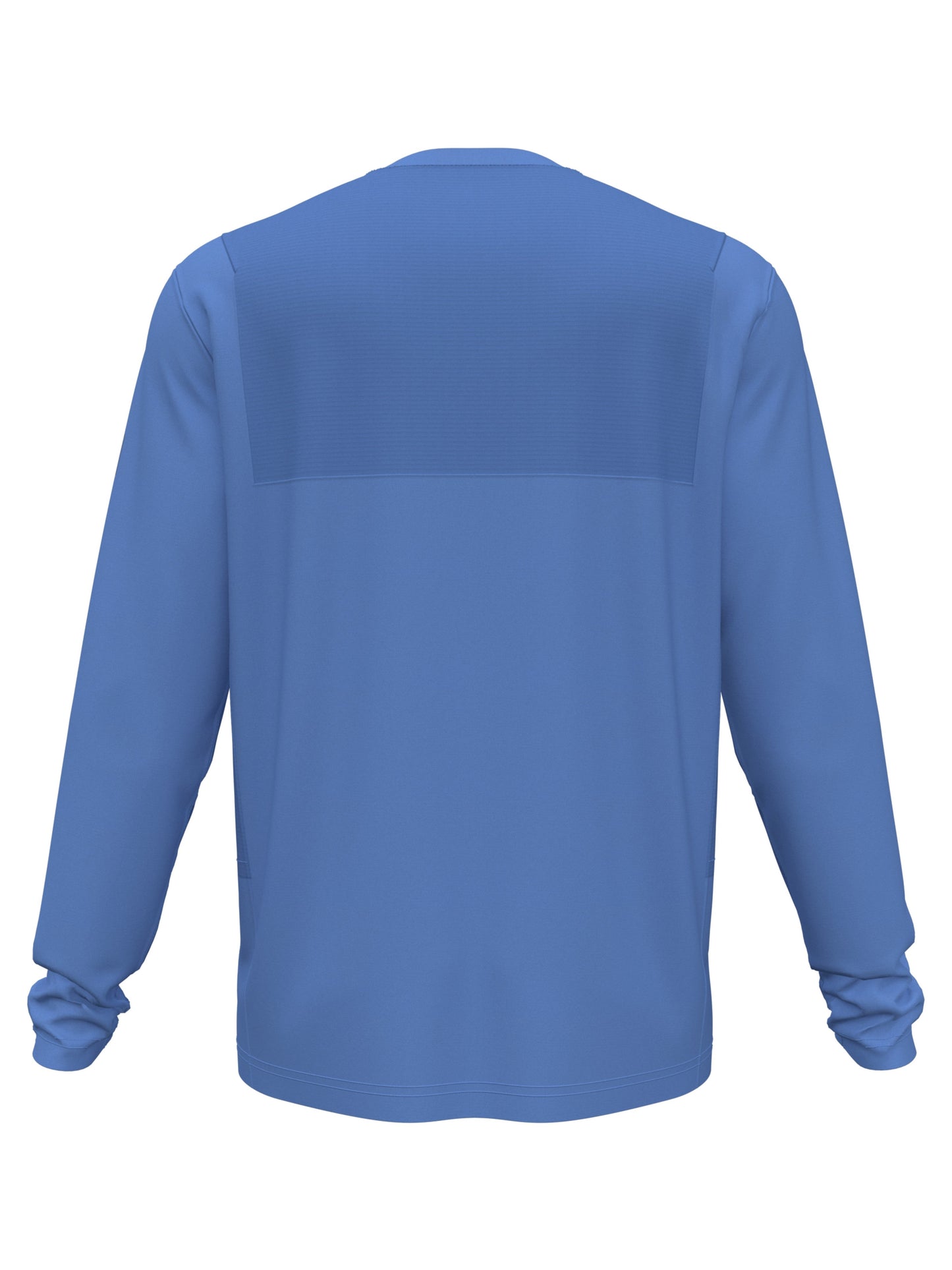 PGA Tour Men's Mixed Media Sun Protection Golf Shirt Blue Size Large