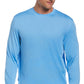 PGA Tour Men's Mixed Media Sun Protection Golf Shirt Blue Size X-Large