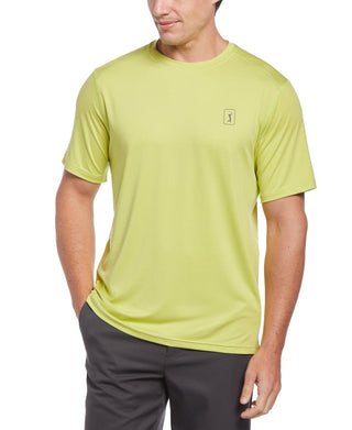 PGA Tour Men's Performance Stretch T-Shirt Green Size Medium