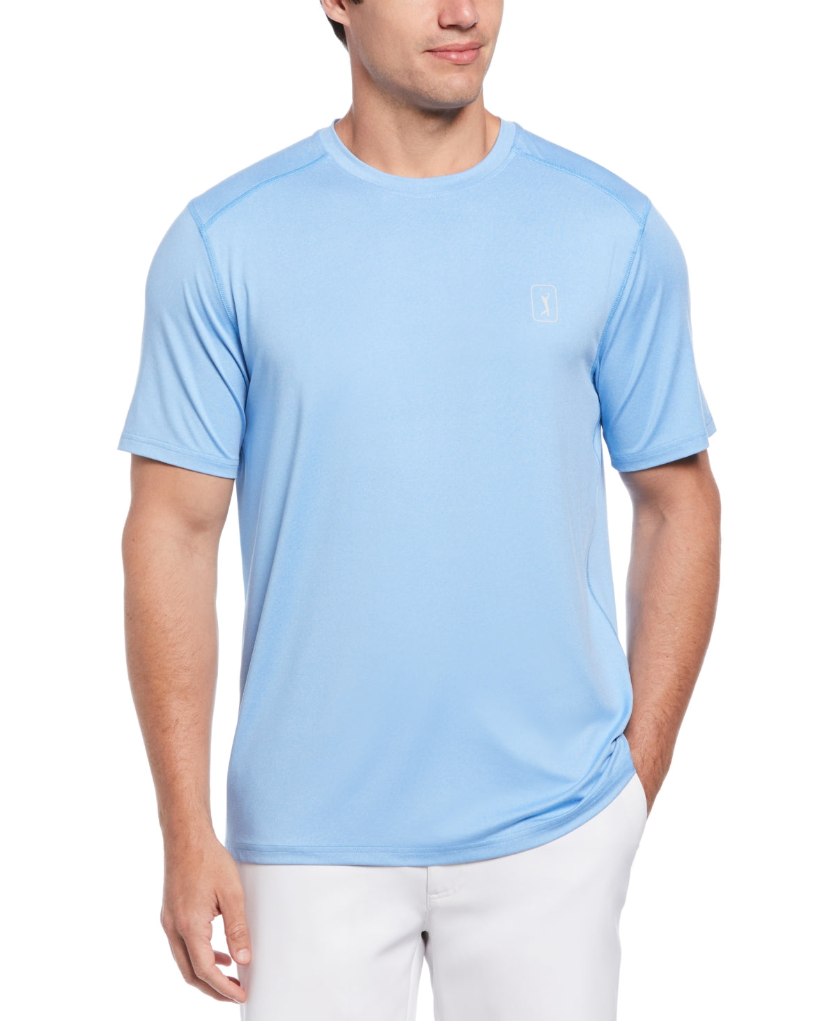 PGA Tour Men's Performance Stretch T-Shirt Blue Size Small