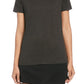 PGA Tour Women's Cutout T-Shirt Black Size Medium