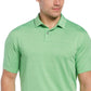 PGA Tour Men's Space Dye Texture Golf Polo Shirt Green Size X-Large