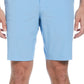 PGA Tour Men's Flat Front Horizontal Textured Golf Shorts Blue Size 36