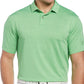 PGA Tour Men's Space Dye Texture Golf Polo Shirt Green Size Small