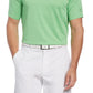 PGA Tour Men's Space Dye Texture Golf Polo Shirt Green Size Small