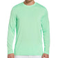 PGA Tour Men's Mixed Media Sun Protection Golf Shirt Green Size Medium