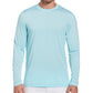 PGA Tour Men's Mixed Media Sun Protection Golf Shirt Blue Size XX-Large