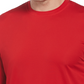 PGA Tour Men's Mixed Media Sun Protection Golf Shirt Red Size XX-Large
