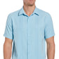 Cubavera Men's Big & Tall Textured Stripe Shirt Blue Size XXXX-Large