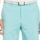 PGA Tour Men's Flat Front Heathered Golf Shorts Blue Size 38