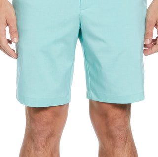 PGA Tour Men's Flat Front Heathered Golf Shorts Blue Size 40