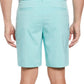 PGA Tour Men's Flat Front Heathered Golf Shorts Blue Size 42