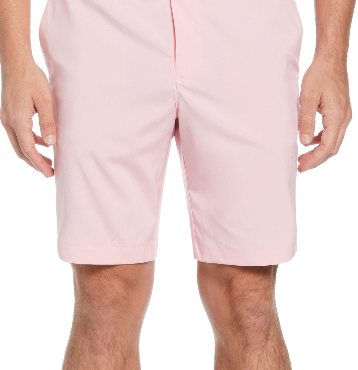 PGA Tour Men's Flat Front Heathered Golf Shorts Pink Size 36