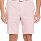 PGA Tour Men's Flat Front Heathered Golf Shorts Pink Size 40