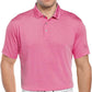PGA TOUR Men's Single Feeder Stripe Golf Polo Pink Size Large