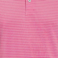 PGA TOUR Men's Single Feeder Stripe Golf Polo Pink Size X-Large